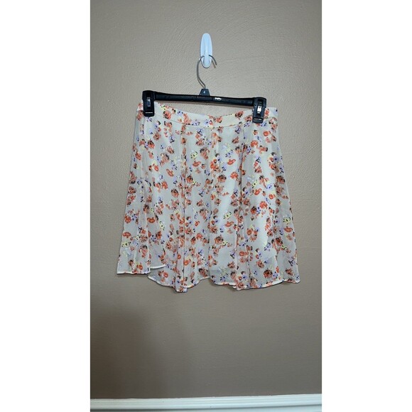 Women’s BCBGeneration multicolored spring floral print mini skirt size 6 summer - Picture 3 of 7
